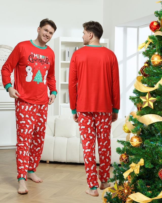 Snowman Matching Christmas Pyjamas