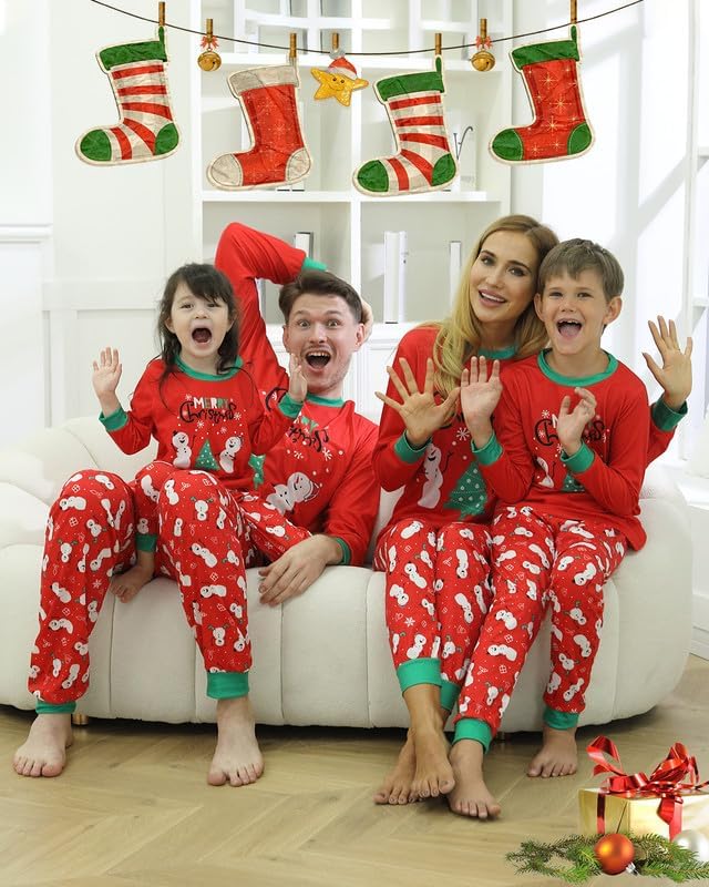 Snowman Matching Christmas Pyjamas