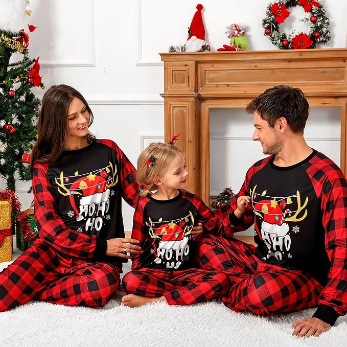 HO HO HO Premium Matching Christmas Pyjamas