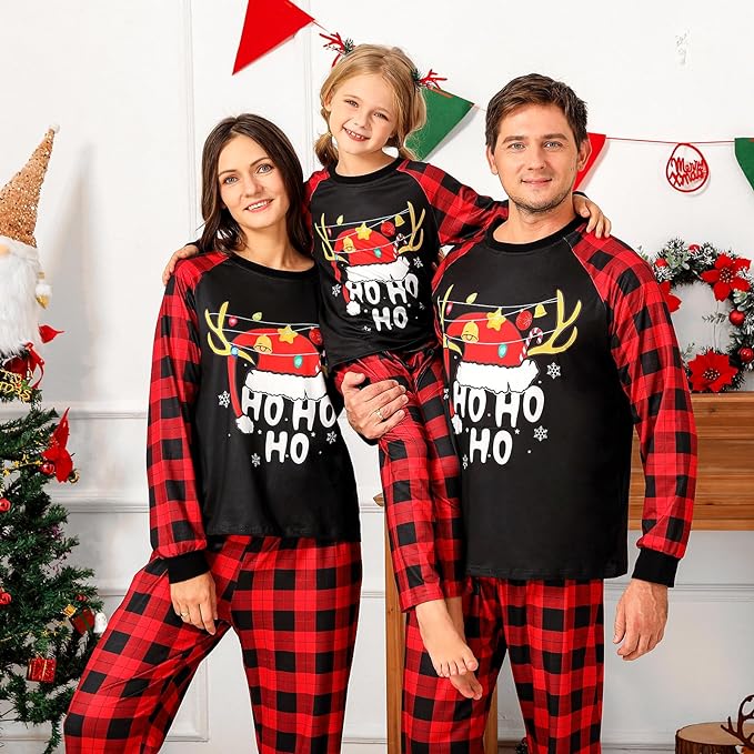 HO HO HO Premium Matching Christmas Pyjamas