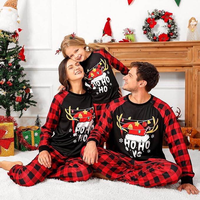 HO HO HO Premium Matching Christmas Pyjamas