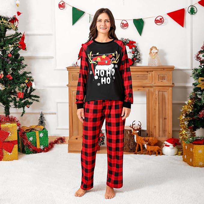 HO HO HO Premium Matching Christmas Pyjamas